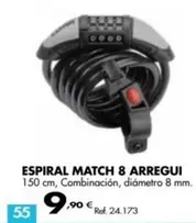 Oferta de Arregui - Espiral Match 8 por 9,9€ en Coferdroza