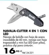 Oferta de Kwb - Navaja-Cutter 4 En 1 Con Led por 16,95€ en Coferdroza