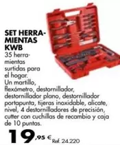 Oferta de Kwb - Set Herramientas por 19,95€ en Coferdroza
