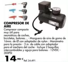 Oferta de Compresor De  Aire por 14,9€ en Coferdroza