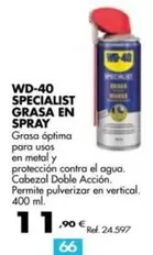 Oferta de WD 40 - Specialist Grasa En Spray por 11,9€ en Coferdroza