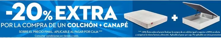 Oferta de En Todos Los Productos De Pollo + Canape en Conforama