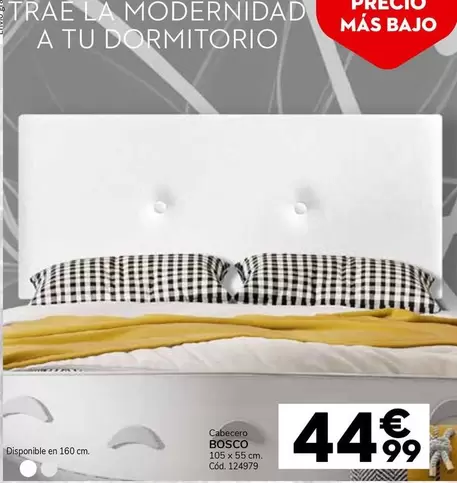 Oferta de Cabecero Bosco por 44,99€ en Conforama