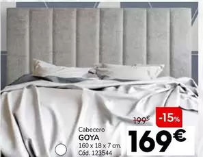 Oferta de Cabecero Goya por 169€ en Conforama