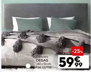 Oferta de Cabecero Degas por 59,99€ en Conforama