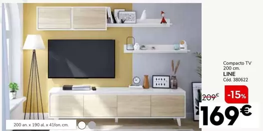 Oferta de Compacto Tv 200 Cm Line  por 169€ en Conforama