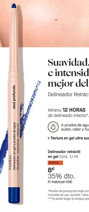 Oferta de Yanbal - Delineador Retráctil En Gel por 8€ en Yanbal