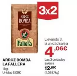 Oferta de La Fallera - Arroz Bomba por 6,09€ en Supercor