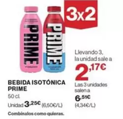 Oferta de Prime - Bebida Isotónica por 3,25€ en Supercor