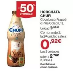 Oferta de Chufi - Horchata por 1,84€ en Supercor