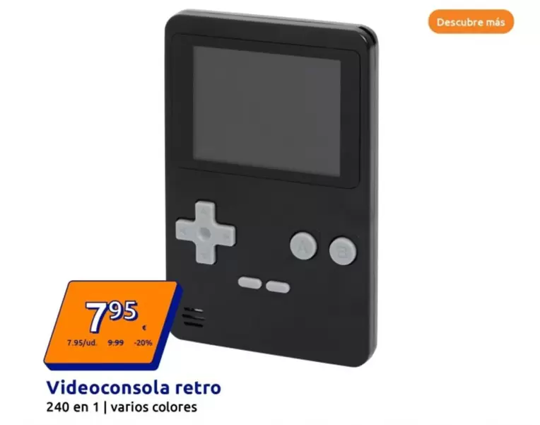 Oferta de Videoconsola Retro por 7,95€ en Action