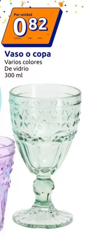 Oferta de Vaso O Copa por 0,82€ en Action