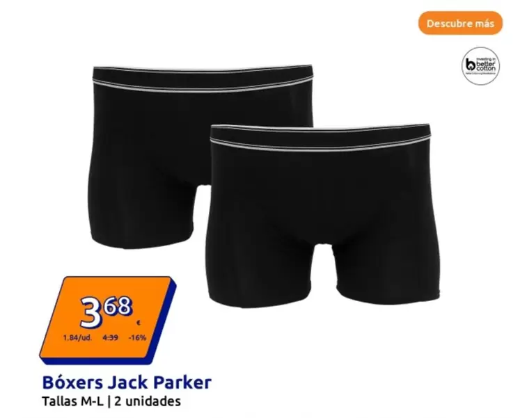 Oferta de Bóxers Jack Parker por 3,68€ en Action