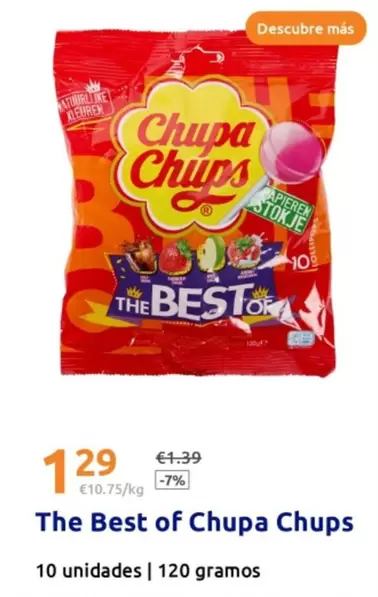 Oferta de Chupa Chups - The Best Of por 1,29€ en Action