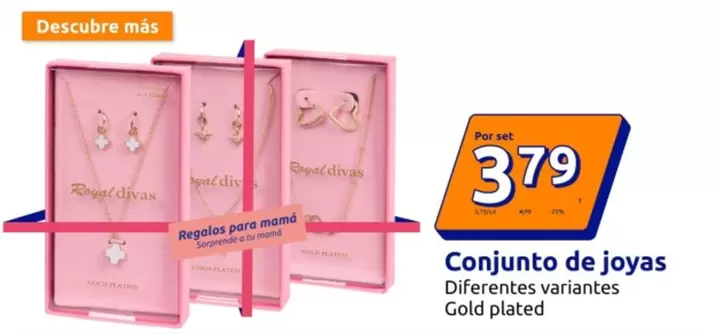 Oferta de Conjunto De Joyas por 3,79€ en Action