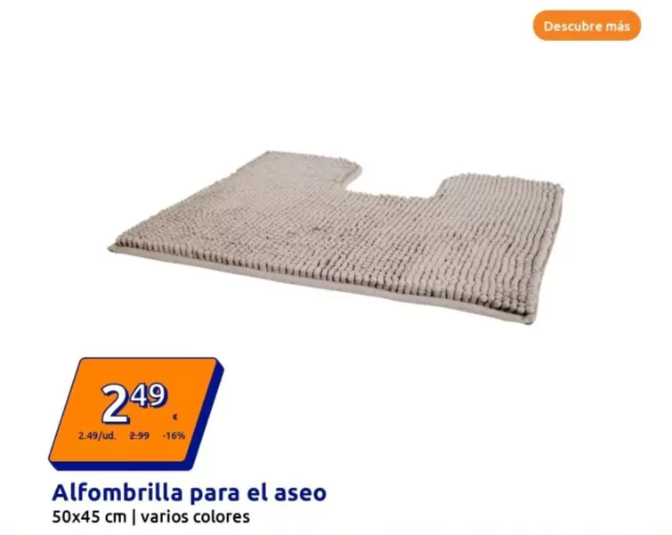 Oferta de Alfombrilla Para El Aseo por 2,49€ en Action