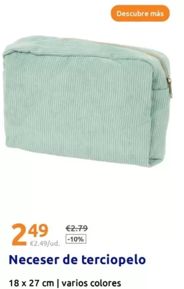 Oferta de Neceser De Terciopelo por 2,49€ en Action
