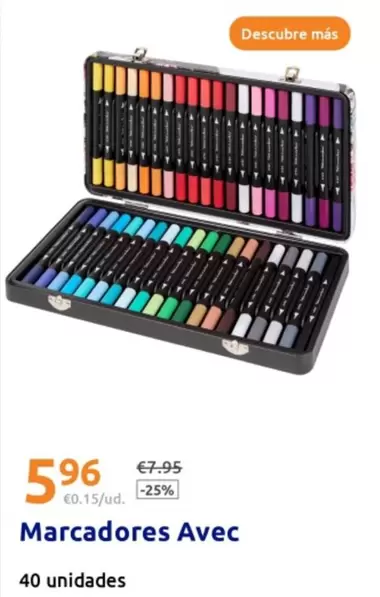 Oferta de Avec - Marcadores por 5,96€ en Action
