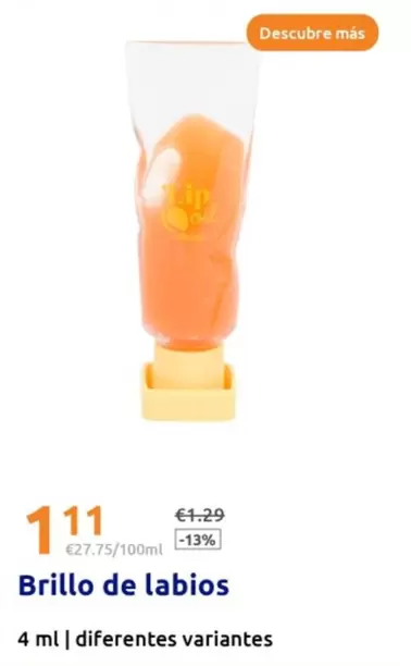 Oferta de Brillo De Labios por 1,11€ en Action