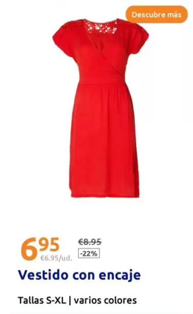 Oferta de Vestido Con Encaje por 6,95€ en Action