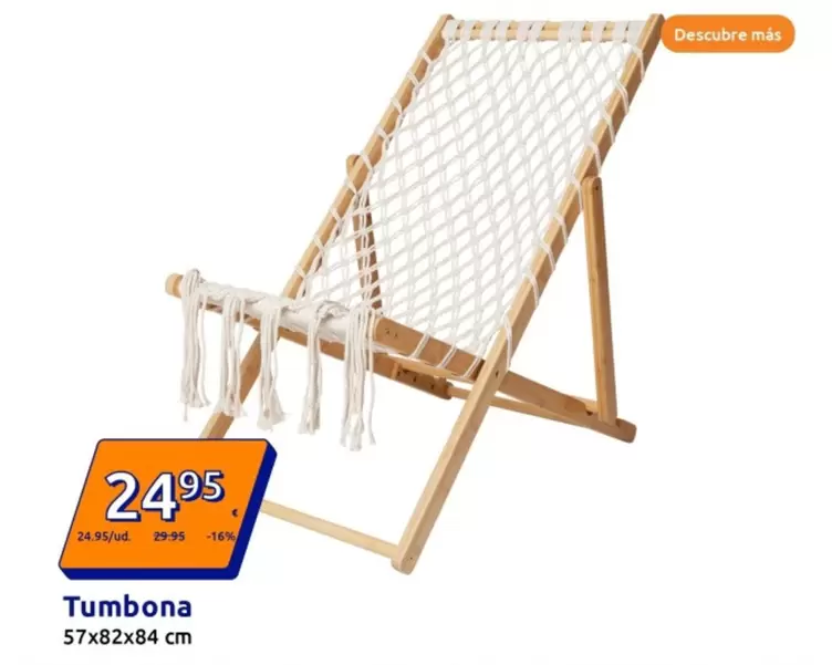 Oferta de Tumbona por 24,95€ en Action