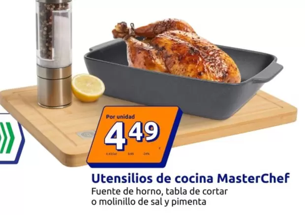 Oferta de MasterChef - Utensilios De Cocina por 4,49€ en Action