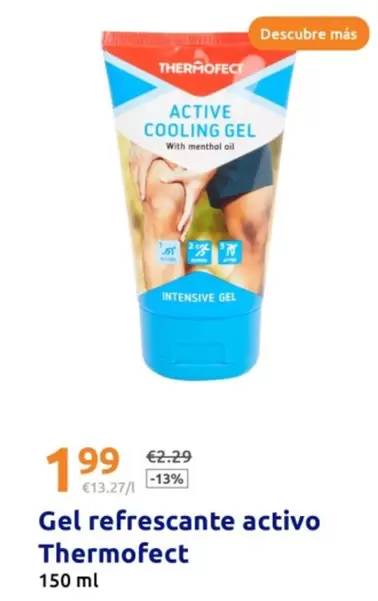 Oferta de Thermofect - Gel Refrescante Activo por 1,99€ en Action