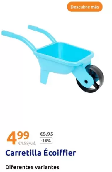 Oferta de Carretilla Ecoiffier por 4,99€ en Action