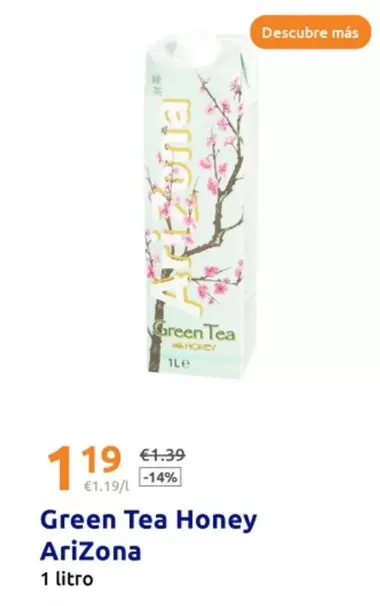 Oferta de Arizona - Green Tea Honey por 1,19€ en Action