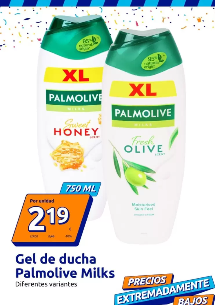 Oferta de Palmolive - Gel De Ducha Milks por 2,19€ en Action