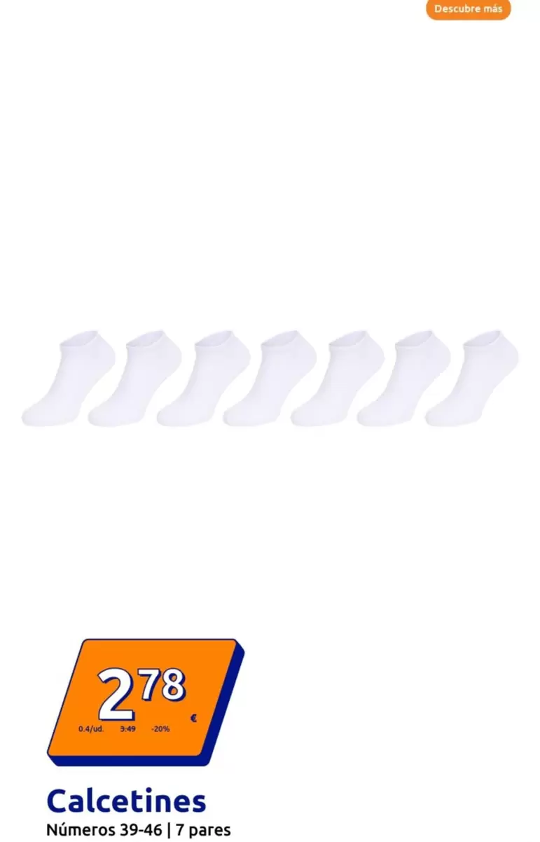 Oferta de Calcetines por 2,78€ en Action