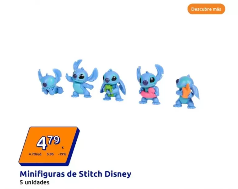 Oferta de Minifiguras De Stitch Dinsey por 4,79€ en Action