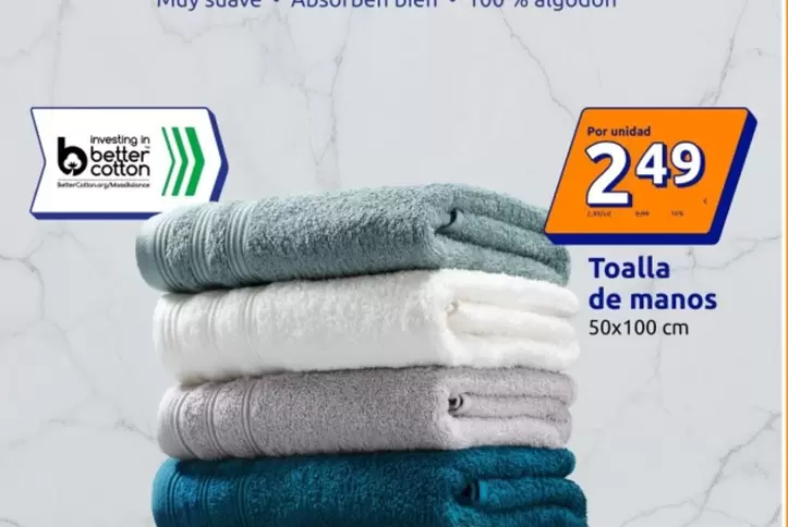 Oferta de Hotel Royal - Toalla De Manos por 2,49€ en Action