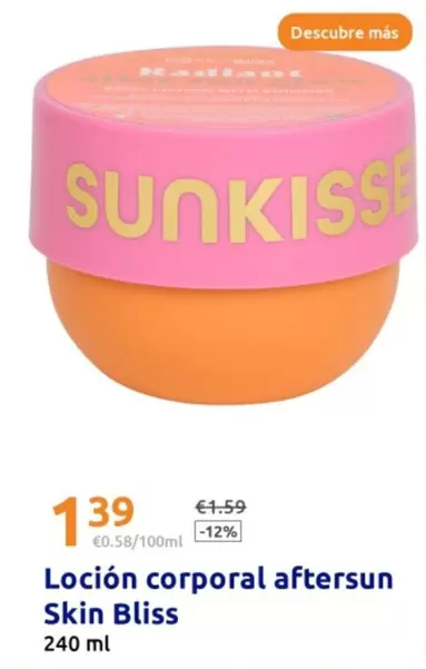 Oferta de Skin Bliss - Locion Corporal Aftersun  por 1,39€ en Action
