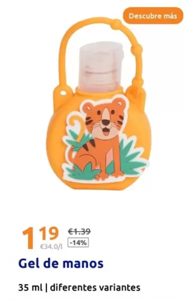 Oferta de Gel De Manos por 1,19€ en Action