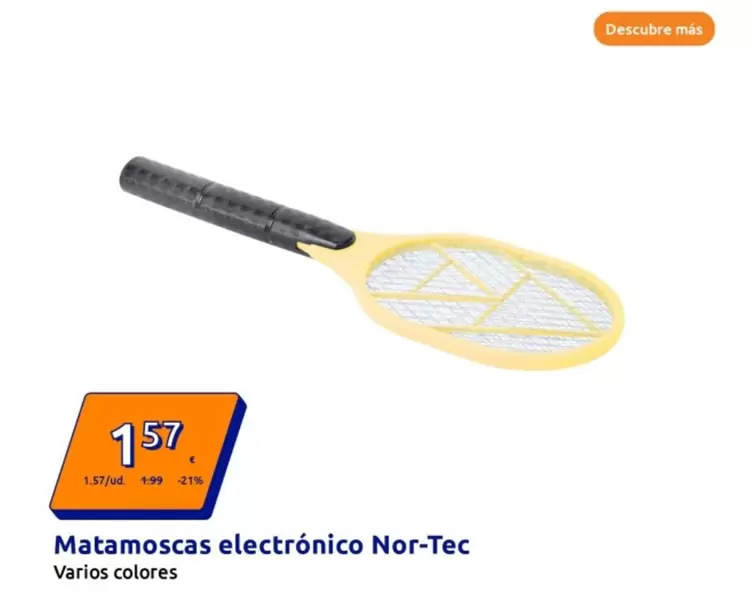 Oferta de Nor Tec - Matamoscas Electrónico por 1,57€ en Action