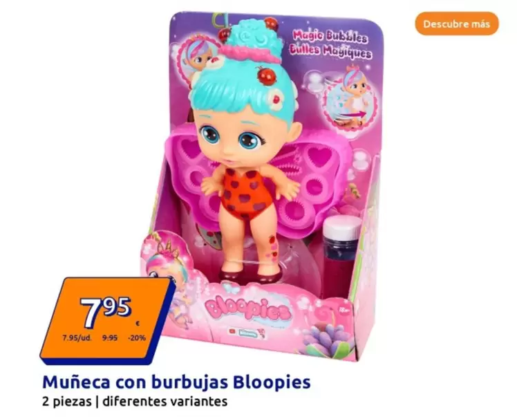 Oferta de Bloopies - Muñeca Con Burbujas  por 7,95€ en Action