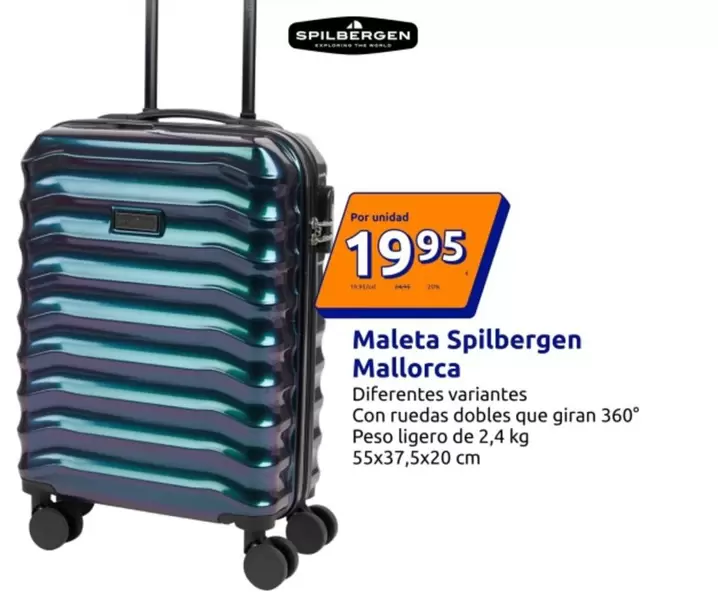 Oferta de Spilbergen - Maleta Mallorca por 19,95€ en Action