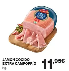Oferta de Campofrío - Jamón Cocido Extra por 11,95€ en Hipercor