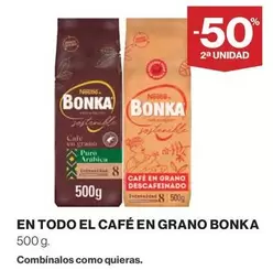 Oferta de Bonka - En Todo El Cafe En Grano en Hipercor