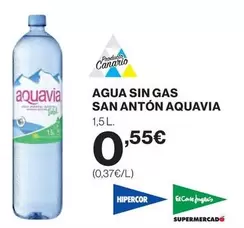 Oferta de San Anton - Agua Sin Gas por 0,55€ en Hipercor