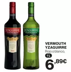 Oferta de Yzaguirre - Vermouth por 6,89€ en Hipercor