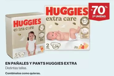 Oferta de Huggies - En Pañales Y Pants Extra en Hipercor