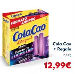 Oferta de Cola Cao - 2.5 Kg + Regalo por 12,99€ en Cash Unide