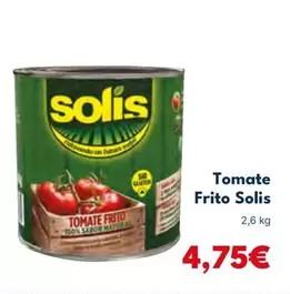 Oferta de Solís - Tomate Frito por 4,75€ en Cash Unide