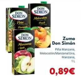Oferta de Don Simón - Zumo por 0,89€ en Cash Unide
