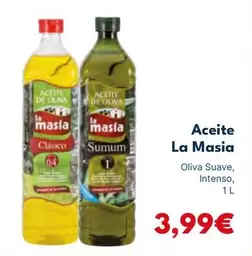 Oferta de La Masía - Aceite por 3,99€ en Cash Unide
