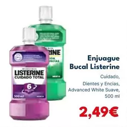 Oferta de Listerine - Enjuague Bucal por 2,49€ en Cash Unide