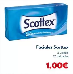 Oferta de Scottex - Faciales por 1€ en Cash Unide