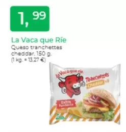 Oferta de La Vaca Que Ríe - Queso Tranchettes Cheddar por 1,99€ en Tu Super